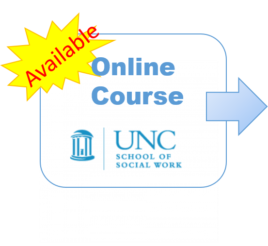 "Available" Online course with blue arrow